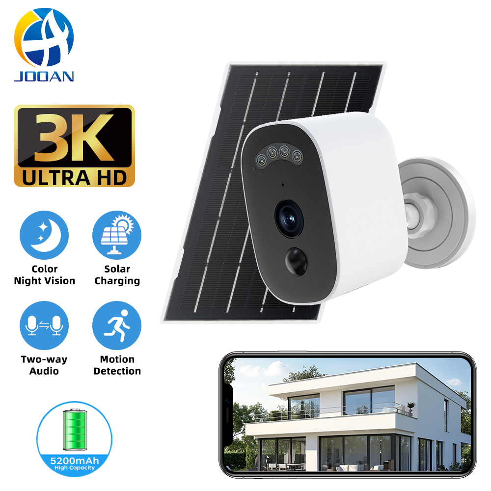 Home Security Company - Jooan 3K HD Solar Security Camera