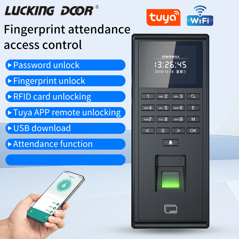 Home Security Network - Tuya Smart Biometric Fingerprint Recognition Time