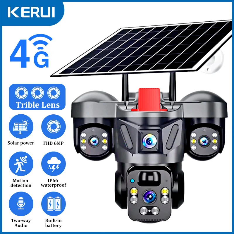 Home Security Network - KERUI V380 Pro Outdoor PTZ 6MP