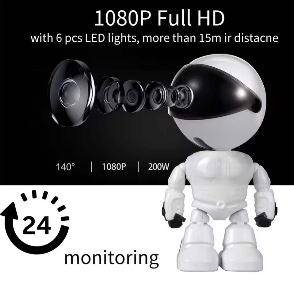 1080P Robot IP Camera Security - Home Security Robots review and price
