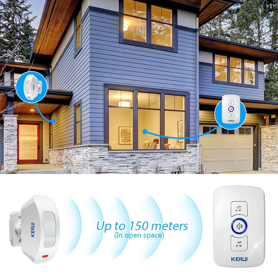 KERUI Wireless Doorbell Home S - Home Security Ring review and price