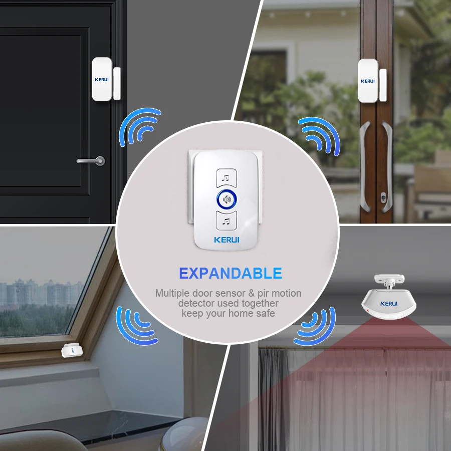KERUI Wireless Doorbell Home S - Home Security Ring review and price