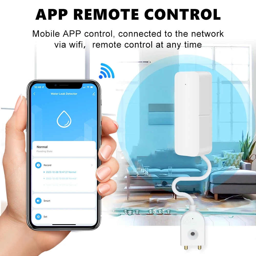 Tuya WiFi Smart Water Leak Sen - Home Security Network review and price