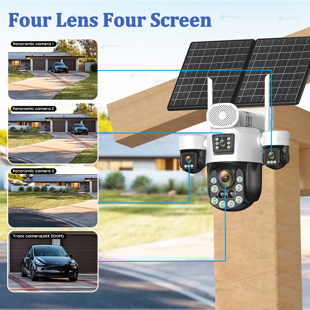 AOV Four Lens Outdoor Surveill - Home Security Company review and price