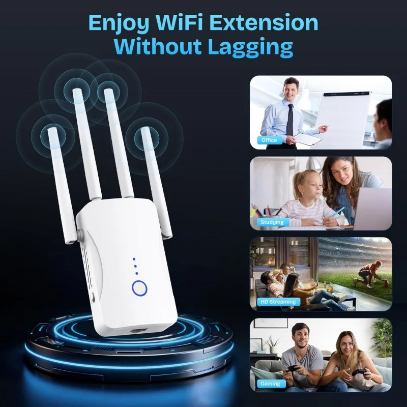 1200Mbps Dual Band WiFi Repeat - Home Security Network review and price