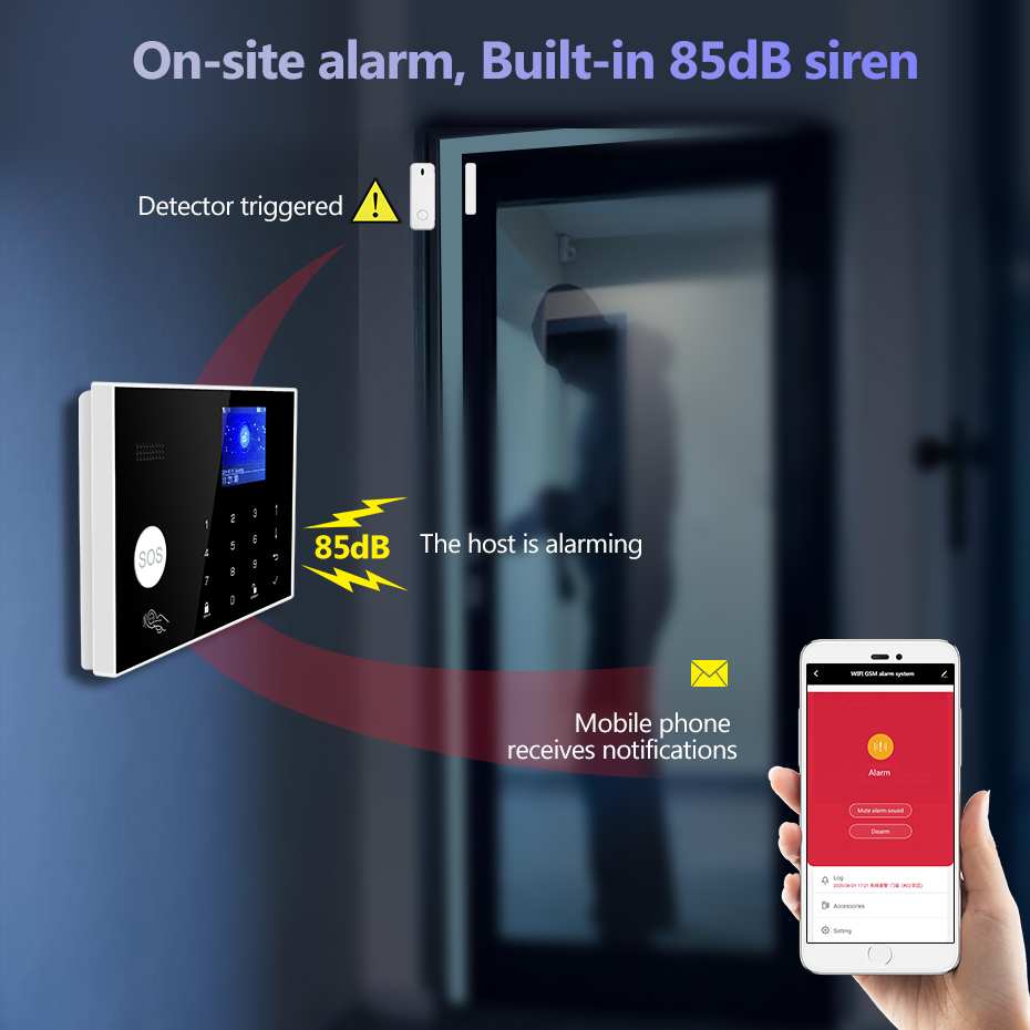 KERUI 4G Alarm with Doorbell R - Home Security Ring review and price