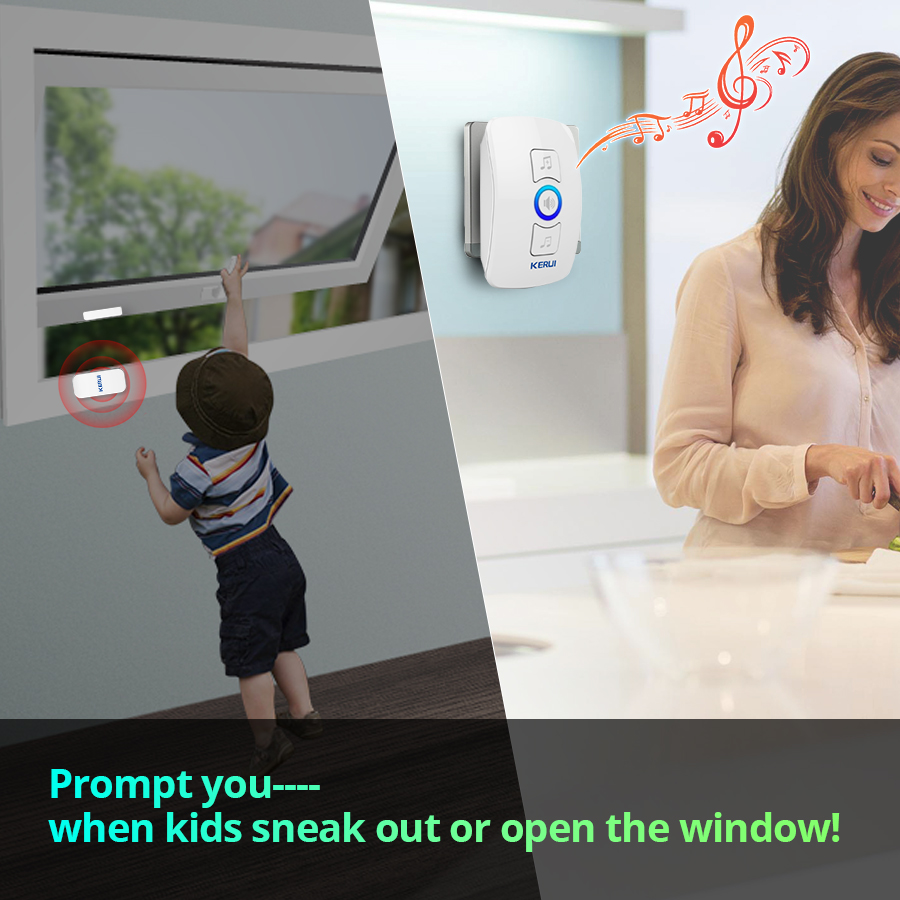 KERUI Wireless Doorbell Home S - Home Security Ring review and price