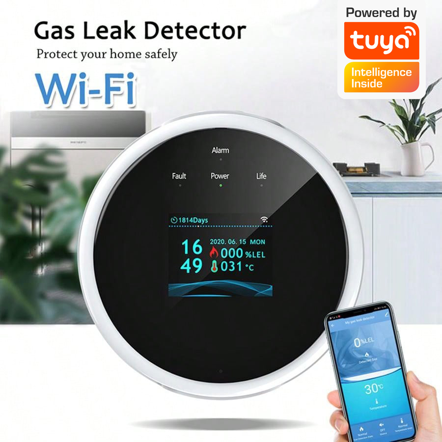 2.4G WiFi Gas Alarm Sensor Com - Home Security Network review and price