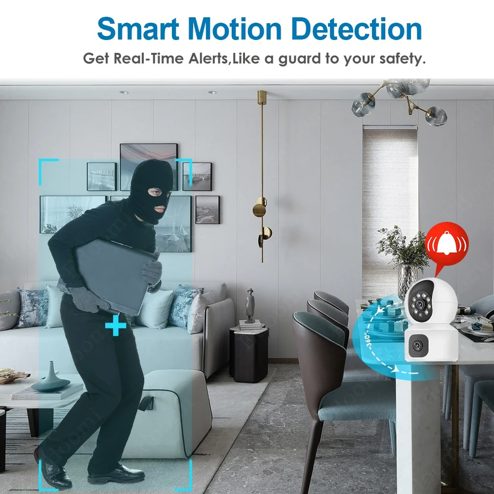 Dual Lens 6MP HD WiFi 4G PTZ C - Home Security Robots review and price