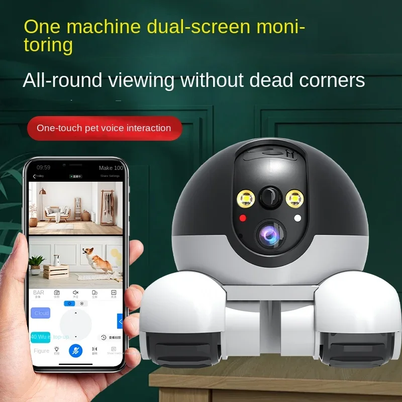 Pet Mobile Camera HD 4MP 4K WI - Home Security Robots review and price